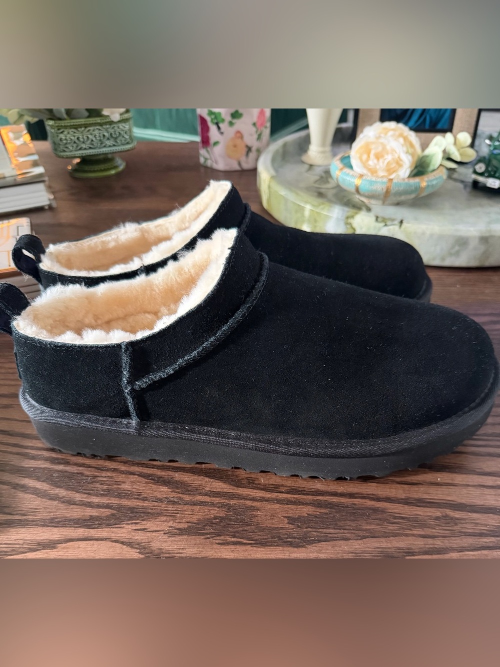Ugg Clasic Micro in Black - Size W10